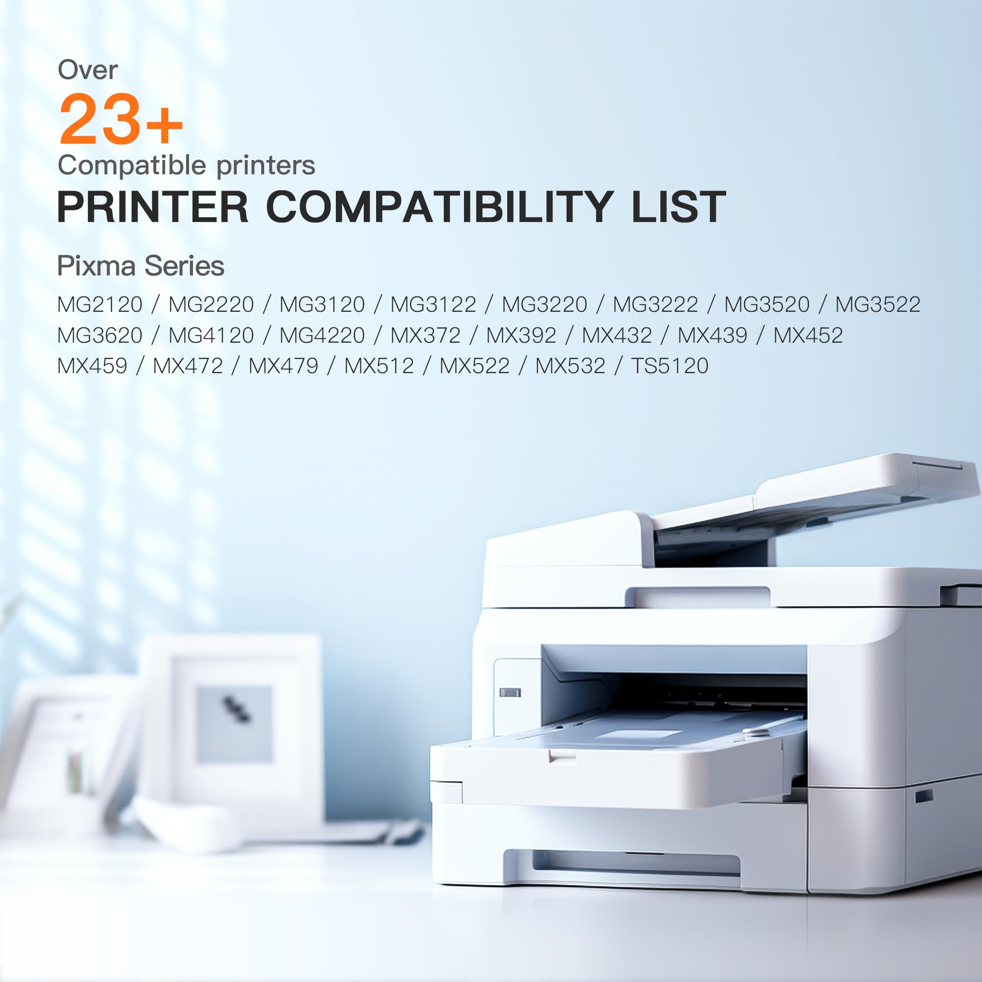 240XL Ink Cartridge Replacement for Canon 240XL Black Ink Cartridge, PG-240XL PG240 Works with PIXMA PIXMA MG3620 TS5120 MG3520 MG3220 MG2120 MG4220 MX392 MX452 MX522 Printer, 2 Pack Black - Image 3