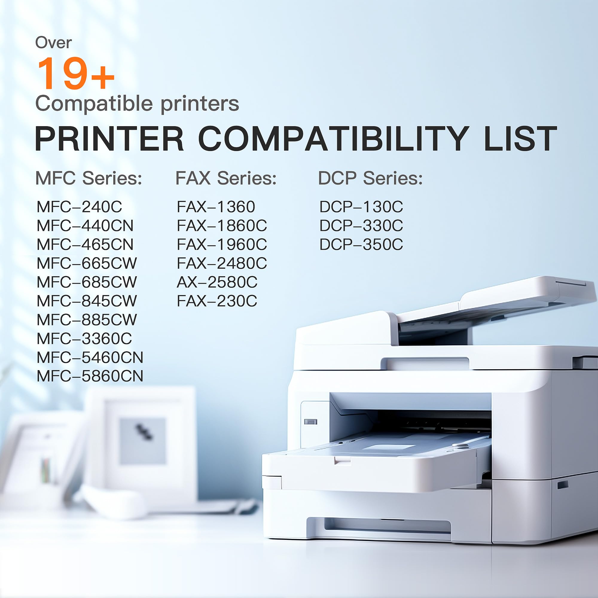 E-Z Ink Compatible Ink Cartridge Replacement for Brother LC51 LC-51 LC51BK LC51C LC51M LC51Y Compatible with MFC-440CN MFC-465CN MFC-665CW Printer (6 Black, 3 Cyan, 3 Magenta, 3 Yellow) 15 Pack - Image 3