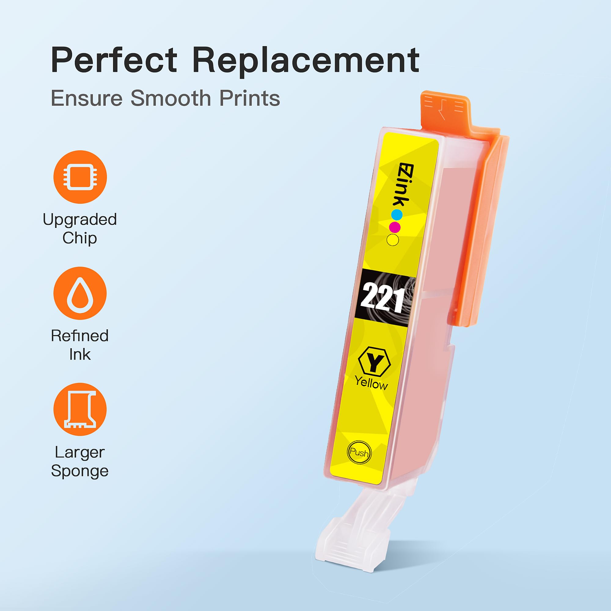 E-Z Ink Compatible Ink Cartridge Replacement for Canon PGI-220 PGI220 to use with MX860 MX870 MP560 MP620 MP640 MP980 MP990 IP3600 IP4600 iP4700 Printer (Large Black, 4 Pack) - Image 5