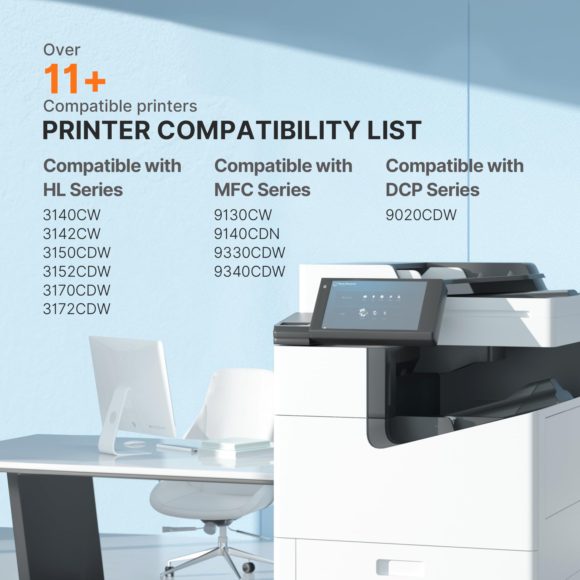 E-Z Ink Compatible Toner Cartridge Replacement for Brother TN225 TN-225 Cyan to Use with MFC-9130CW HL-3170CDW HL-3140CW HL-3180CDW MFC-9330CDW MFC-9340CDW HL-3180CDW DCP-9020CDN (Cyan, 1 Pack) - Image 4