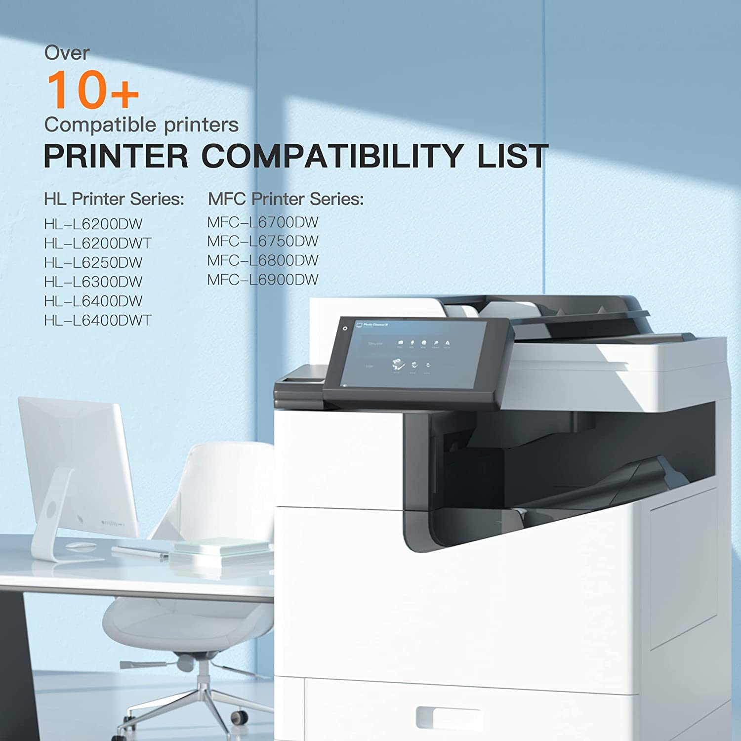E-Z Ink Compatible Toner Cartridge Replacement for Brother TN880 Super High Yield Toner Cartridge TN 880 TN850 TN-880 MFC-L6900DW HL-L6200DW MFC-L6700DW MFC-L6800DW HL-L6200DWT HL-L6300DW 2 Black - Image 4