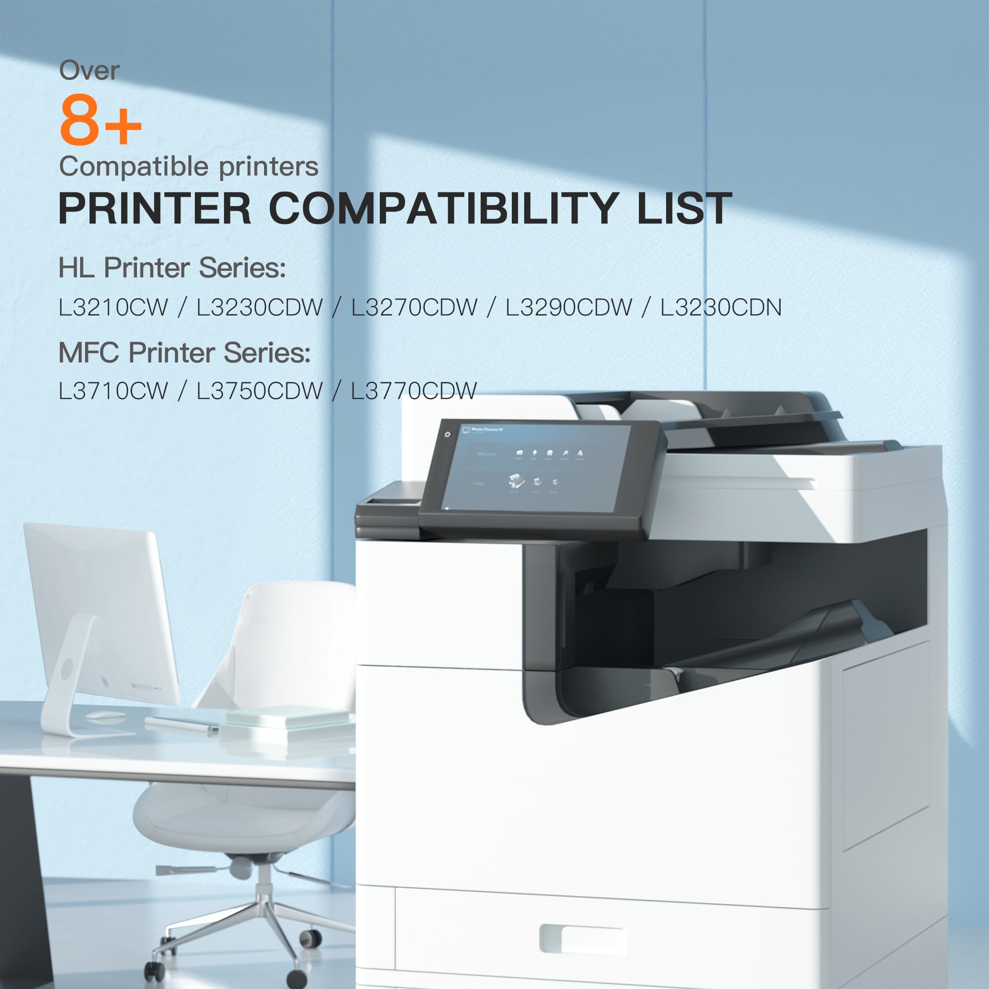 E-Z Ink Compatible Toner Cartridge Replacement for Brother TN227Y TN227 TN-227 TN223 TN223Y to use with MFC-L3770CDW MFC-L3750CDW HL-L3230CDW HL-L3290CDW HL-L3210CW MFC-L3710CW (1 Yellow) - Image 5