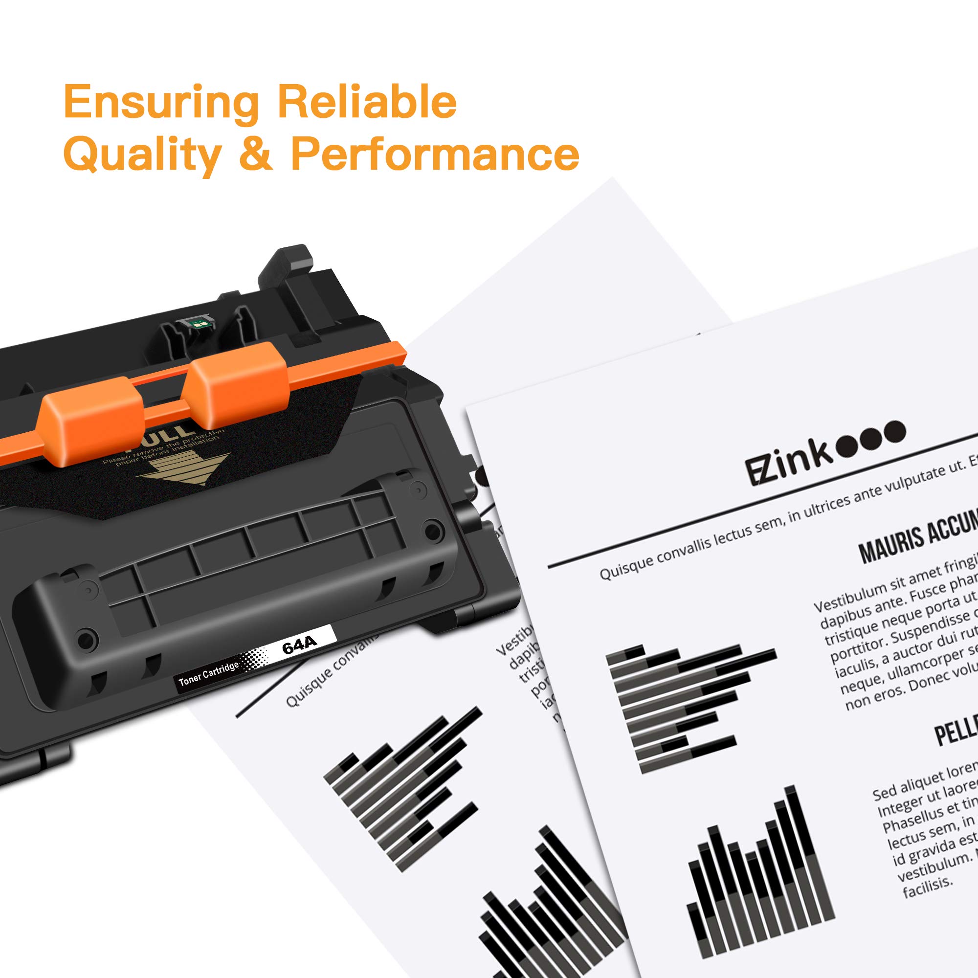 E-Z Ink Compatible Toner Cartridge Replacement for HP 64A CC364A 64X CC364X Compatible with LaserJet P4014N P4014DN P4015N P4015X P4015DN P4515N P4515X P4014 P4015 P4515 Printer (Black, 1 Pack) - Image 7