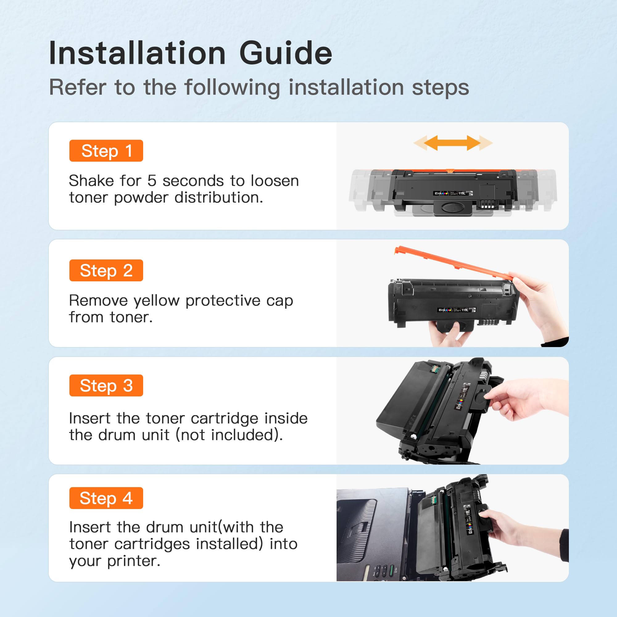 E-Z Ink Compatible Toner Cartridge Replacement for Samsung 116L MLTD116L D116L MLT D116L to use with SL-M2625D SL-M2675F SL-M2825DW SL-M2835DW SL-M2875FD SL-M2875FW SL-M2885FW (1 Black) - Image 5