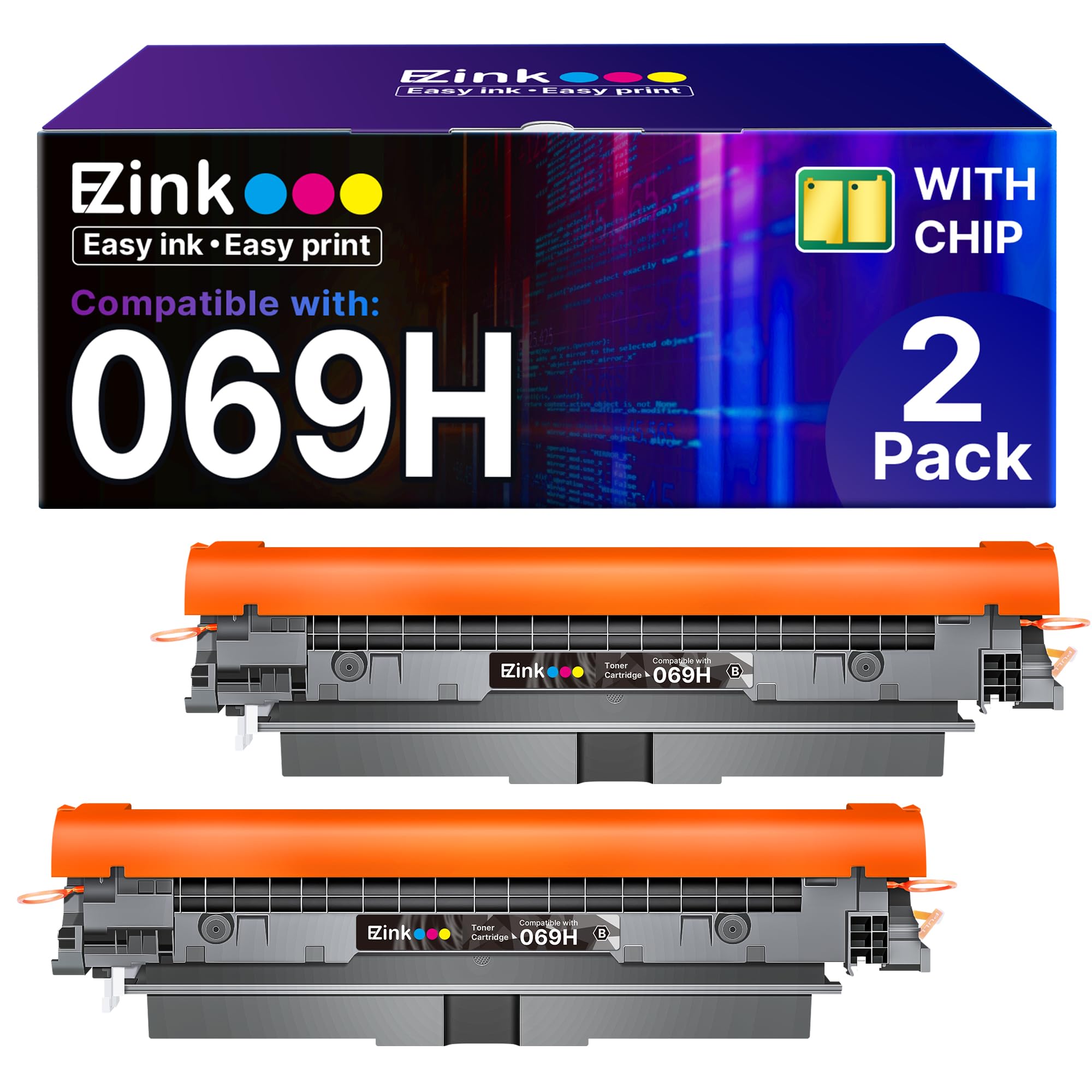 E-Z Ink High Capacity 069H Toner Cartridge Compatible Replacement for Canon 069 069H Black use with ImageCLASS MF753Cdw MF751Cdw LBP674Cdw LBP673Cdw LBP674Cx MF752Cdw MF756Cx Printer with Chip 2 Black