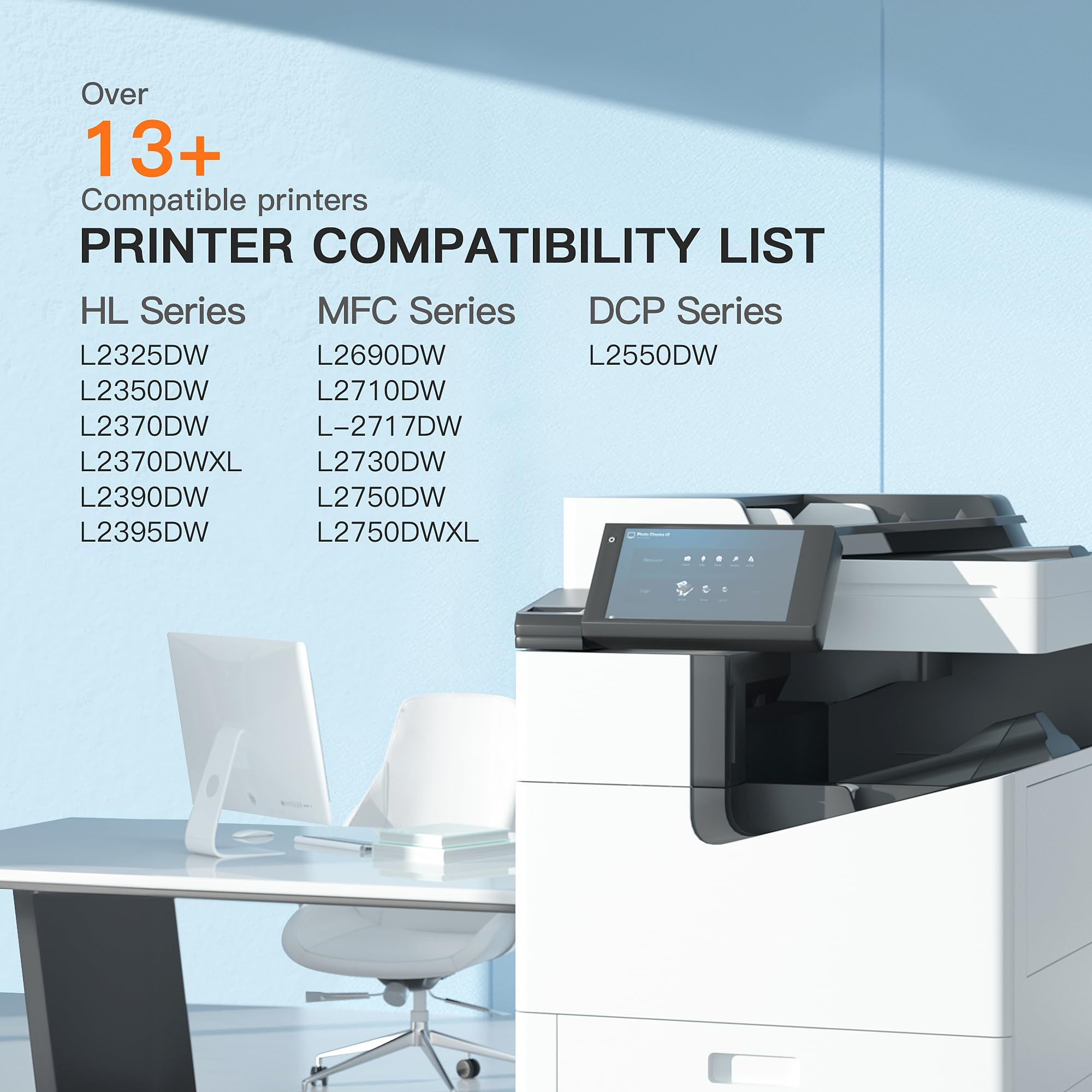 E-Z Ink TN760 Toner Cartridge and DR730 Drum Unit Compatible for Brother TN-760 TN730 DR 730 to Use with MFC-L2710DW MFC-L2750DW HL-L2370DW DCP-L2550DW (3 Pack, 2 Toner Cartridge, 1 Drum Unit) - Image 2